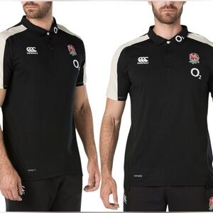 Canterbury 2018-2019 England Rugby Vapordri Performance Cotton Polo sz L